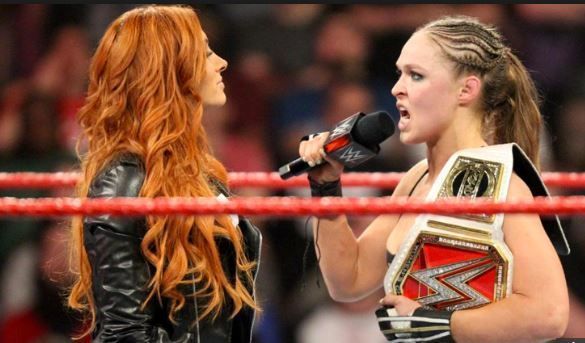 becky lynch vs. ronda rousey