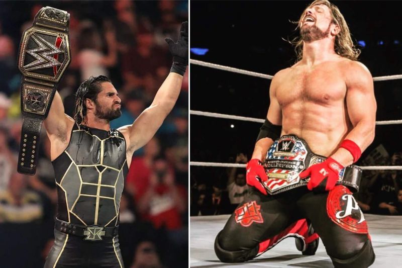 Seth Rollins and AJ Styles