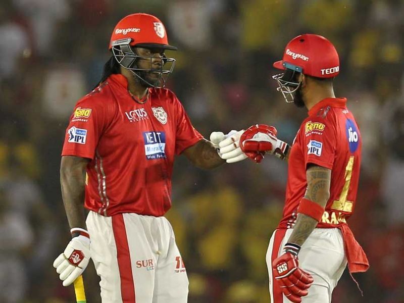 Gyle and KL Rahul will open the innings for KXIP
