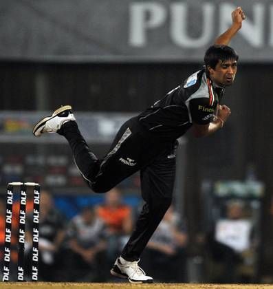 He came into the limelight with his exceptional spin bowling for the Pune Warriors India