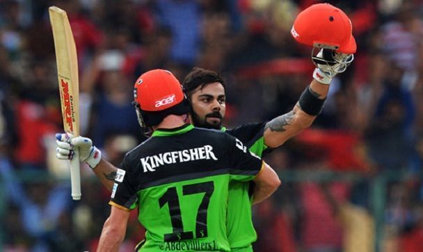 RCB Vs. Gujarat Lions at M. Chinnaswamy Stadium in the 2016 IPL season: 229-run stand