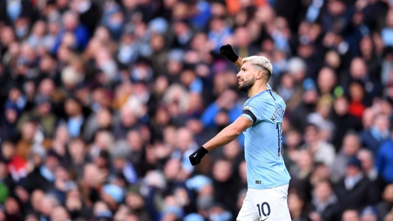 Aguero is City&#039;s all-time leading goal scorer.