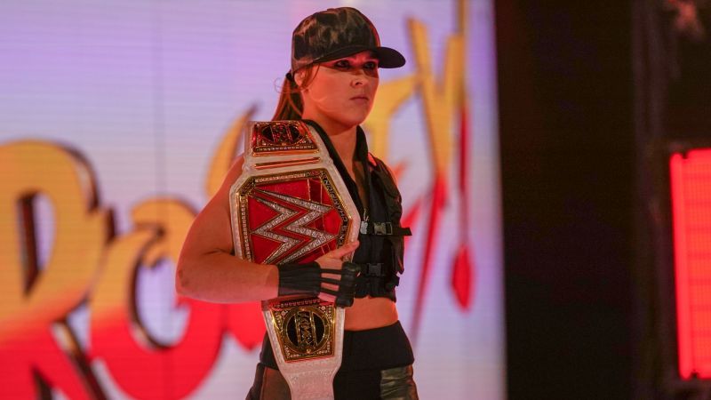 Ronda Rousey rocked a new outfit at the Elimination Chamber 