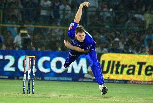 James Faulkner of RR has taken two five-wicket hauls against SRH in IPL.