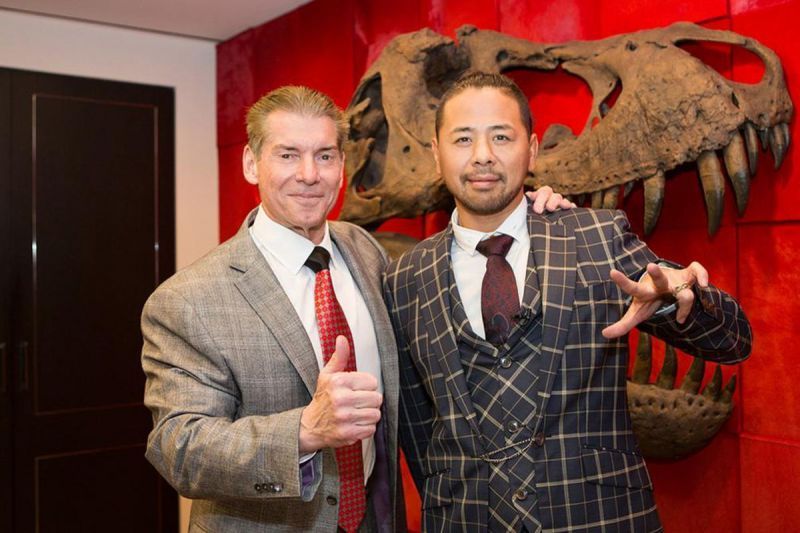 Image result for Vince McMahon shinsuke nakamura