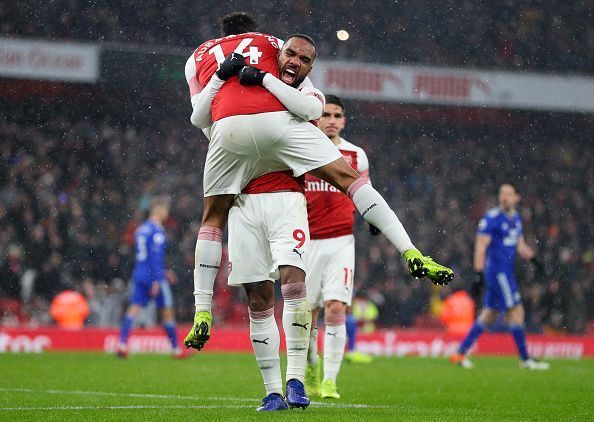 Lacazette and Aubameyang have sparkled together this season