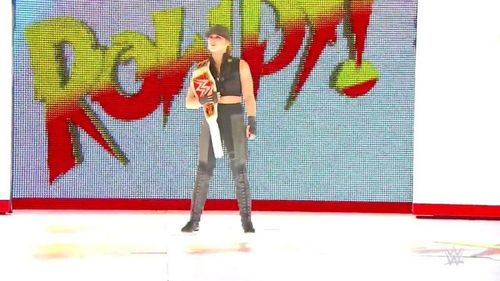 Ronda Rousey looked great honouring Sonya Blade tonight