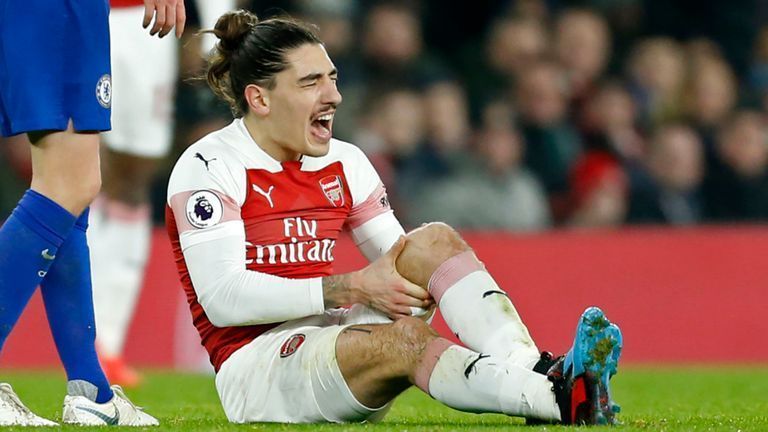 Bellerin&#039;s knee injury further weakened Arsenal&#039;s defence