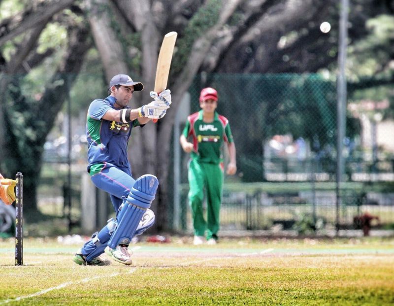 Suhail while playing club cricket