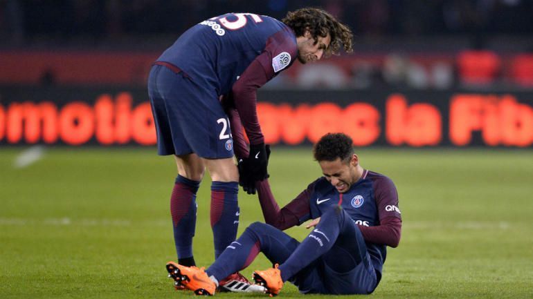 Neymar, Cavani and Meunier will all miss the Man United clash due to injury