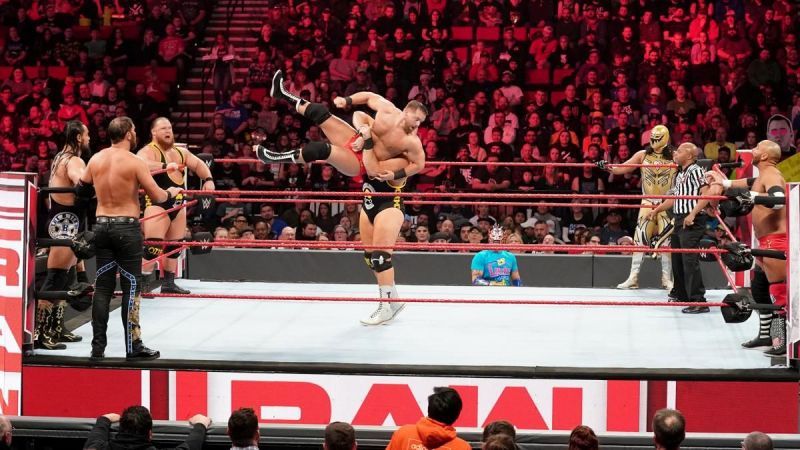 Monday Night RAW gave a 4 corners tag team match to the WWE Universe this week