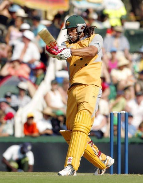 During the big stages, Andrew Symonds was often a savior for Australia. Image Source: Getty 