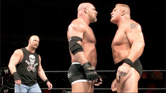 goldberg and brock lesnar