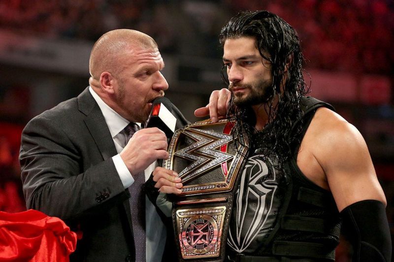 Image result for roman reigns and triple h