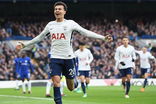 Dele Alli helped Spurs to their first victory at Stamford Bridge in 28 years in 2018