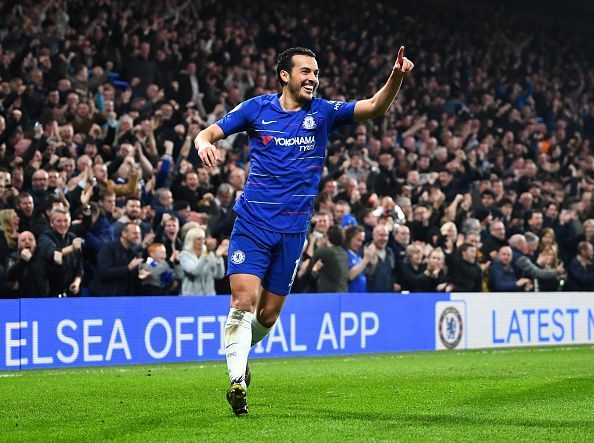 A goal from Pedro sent Chelsea on their way to a big win over Tottenham tonight