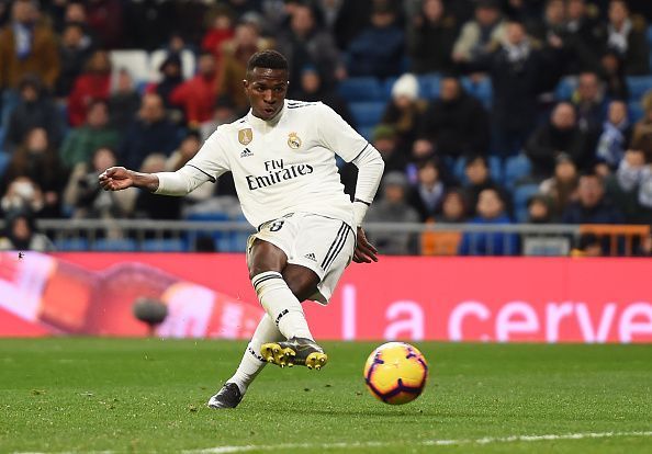 Vin&Atilde;&shy;cius J&Atilde;&ordm;nior scored against Deportivo Alav&Atilde;&copy;s on Sunday