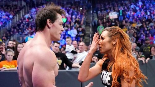 John Cena and Becky Lynch