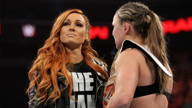 Becky Lynch and Ronda Rousey