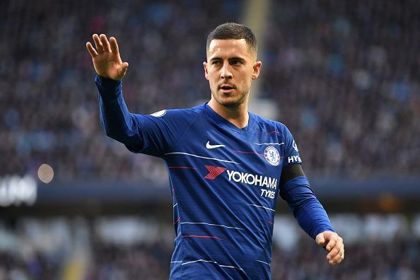 Eden Hazard has 22 goal contributions this season just shy of Salah (24) and Aguero (23).