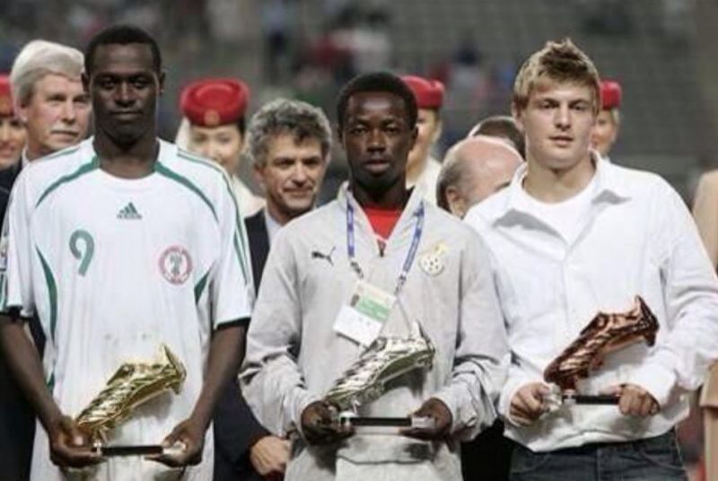 Macauley Chrisantus, Ransford Osei, and Toni Kroos at the 2007 U17 World Cup