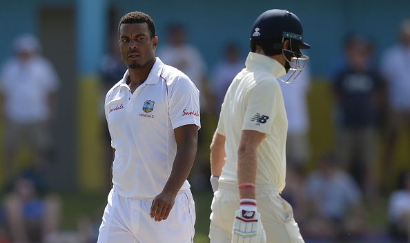 Gabriel and Root were embroiled in a verbal confrontation during the third Test of the series