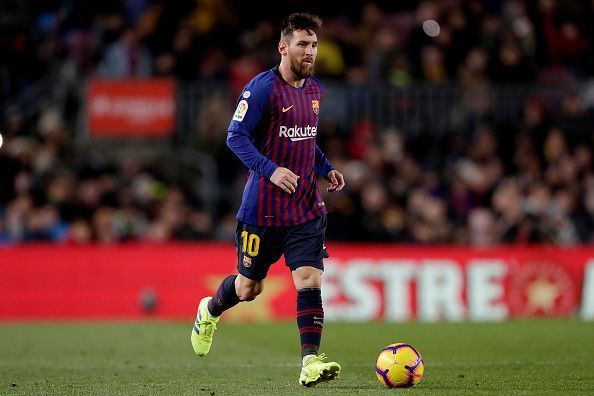 Lionel Messi's current contract at Barcelona expires in 2021