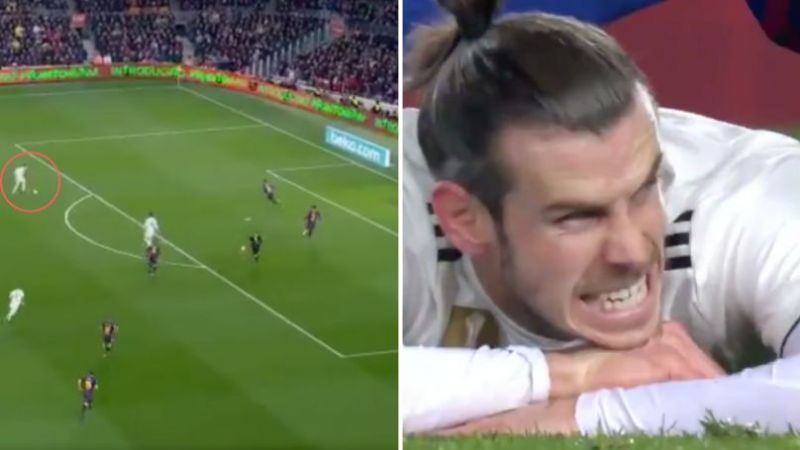 Real Madrid fans have hit out at Gareth Bale for missing an open net against Barcelona