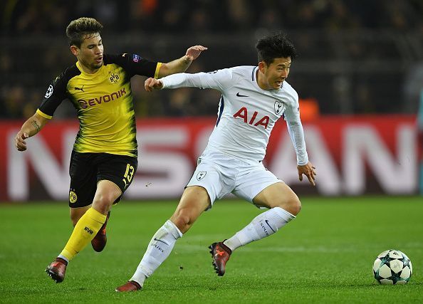Wednesday sees Tottenham play host to Borussia Dortmund in Champions League action