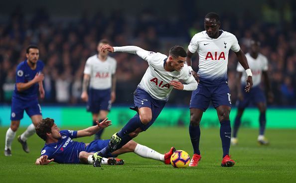 Spurs&#039; forward line - including Erik Lamela - offered little penetration against Chelsea&#039;s defence