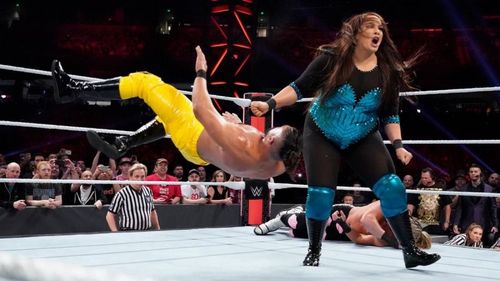 Nia Jax at the men's Royal Rumble