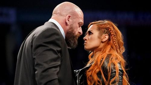 Becky Lynch doesn't back down from anyone, not even WWE COO Triple H.