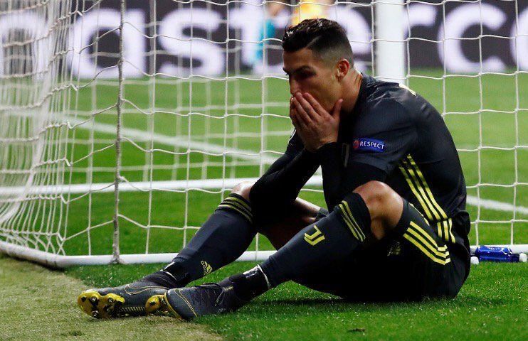 Cristiano Ronaldo and Juventus lost 2-0 to Atletico Madrid in the Champions League