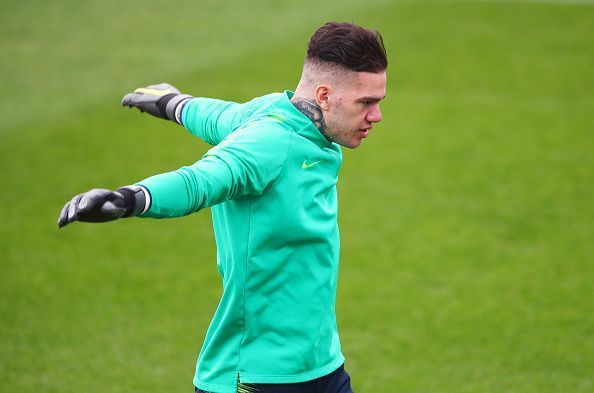 Ederson Moraes Manchester City Training Session