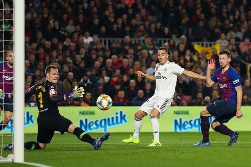 Lucas Vazquez scored a historic goal against Barcelona at the Camp Nou