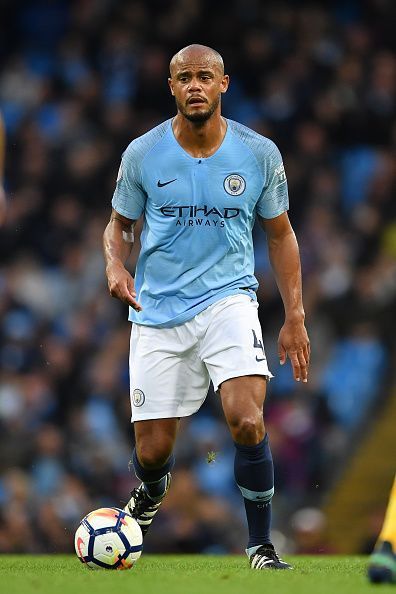Vincent Kompany plays for the Citizens.