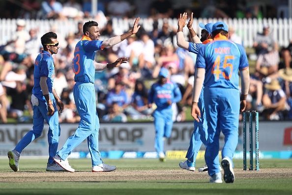 Hardik Pandya, New Zealand v India - ODI Game 3