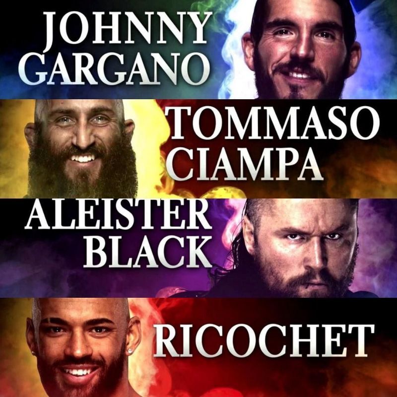 Image result for johnny gargano tommaso ciampa aleister black ricochet