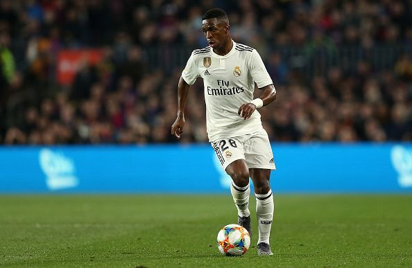 Vinicius was menacing at the left flank