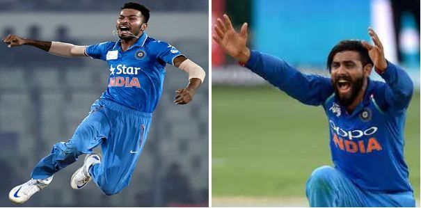 Pandya and Jadeja have been the best all-rounders of India of late