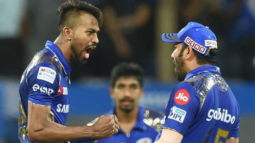 Hardik Pandya and Rohit Sharma