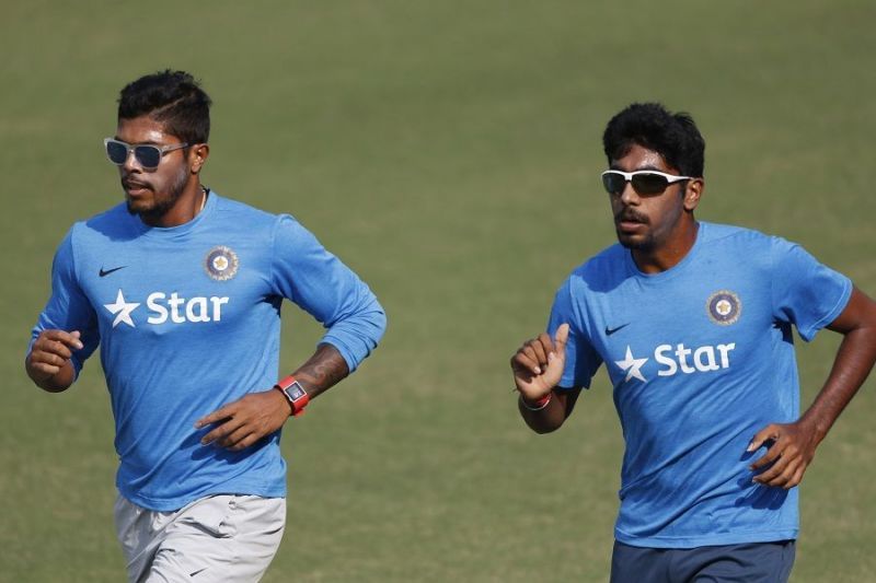 Umesh Yadav and Jasprit Bumrah