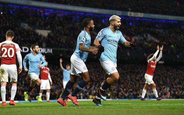 Sergio Aguero and Raheem Sterling were superb