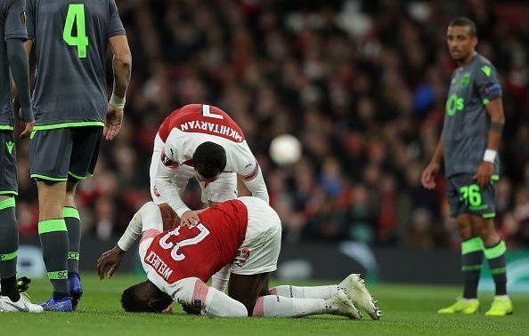 Welbeck&#039;s season was cut short with a horrific injury