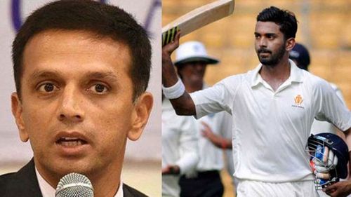 Dravid and KL Rahul