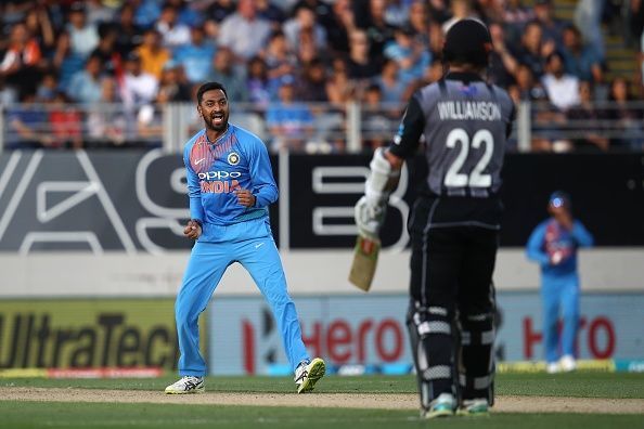 Krunal Pandya was adjudged the Man of the Match