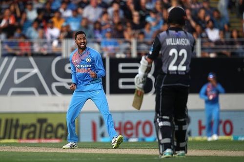 Krunal Pandya was adjudged the Man of the Match