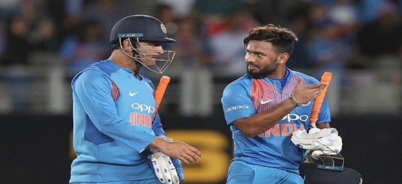 Rishabh Pant and MS Dhoni