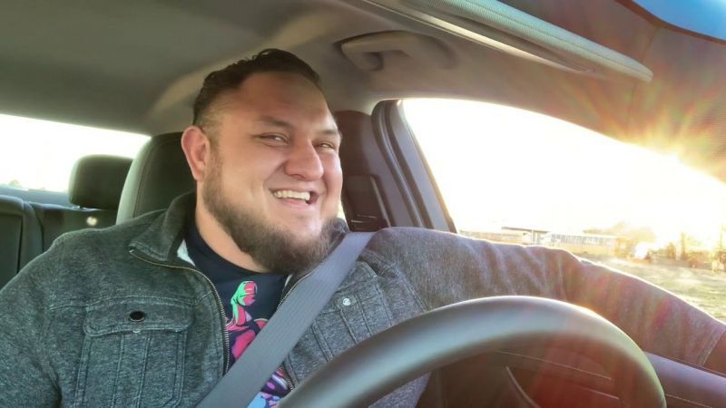 Yes, Samoa Joe has his own YouTube channel and he doesn't seem as dangerous as he is in the ring