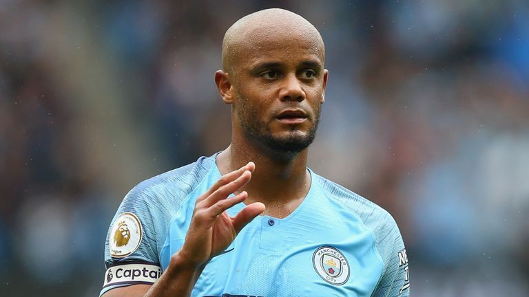 Man City captain, Vincent Kompany